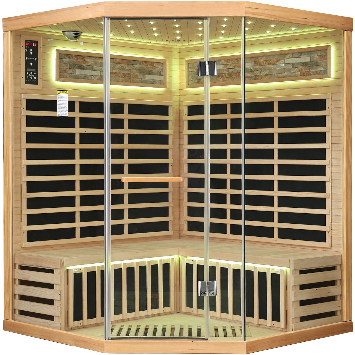 Family Style Pentagonal Sauna Room