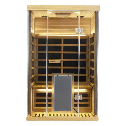 Wizzisauna 2 Person Red Cedar Far Infrared Sauna