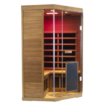 Wizzisauna 2 Person Far Infrared Sauna Red Cedar