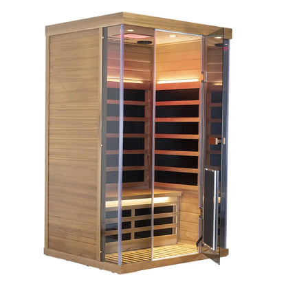 Wizzisauna 2 Person Red Cedar Far Infrared Sauna