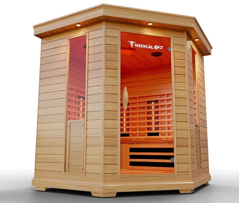 Modern Reform 6 Person Indoor Infrared Full Spectrum Sauna | Medical 6 Plus™