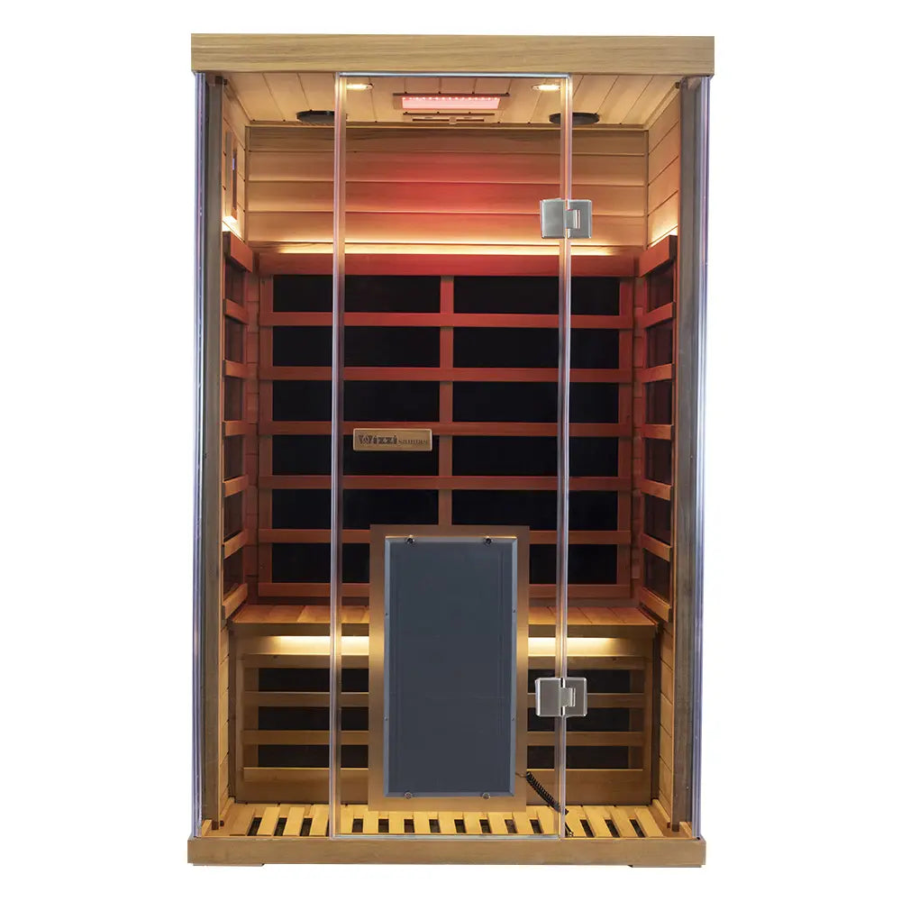 Wizzisauna 2 Person Red Cedar Far Infrared Sauna