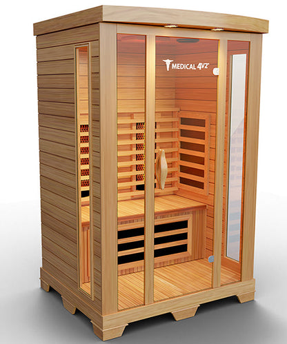 Modern Reform 2 Person Home Full Spectrum Infrared Sauna | Medical 4™