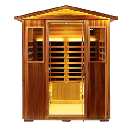 Four-Person Far-Infrared Outdoor Sauna