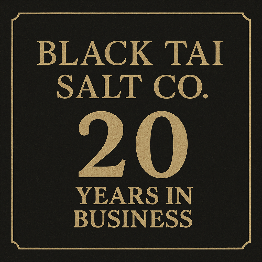 Black Tai Salt Co. Himalayan Salt Lamp – A Majestic Statement of Natural Beauty