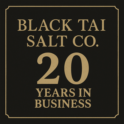Black Tai Salt Co. Himalayan Salt Lamp – A Majestic Statement of Natural Beauty