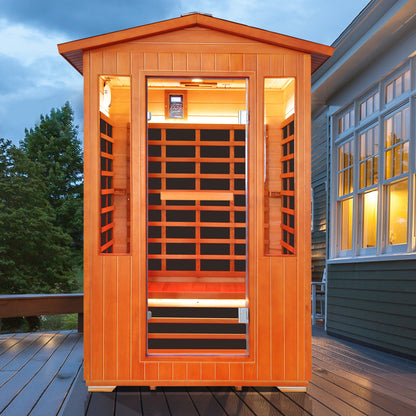 HOSAUNA Outdoor Sauna Room for 2