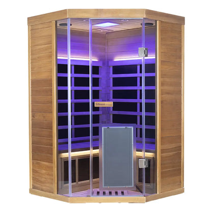 Wizzisauna 2 Person Far Infrared Sauna Red Cedar