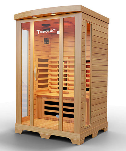 Modern Reform 2 Person Home Full Spectrum Infrared Sauna | Medical 4™