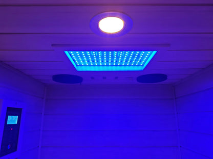 Wizzisauna Mini 1 Person Infrared Sauna 3 Sides Large glass panels