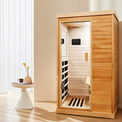 Infrared Sauna Room With Hemlock Frame, 6 Heating Plates