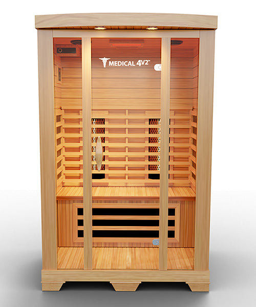 Modern Reform 2 Person Home Full Spectrum Infrared Sauna | Medical 4™