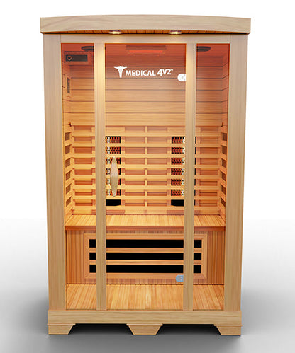 Modern Reform 2 Person Home Full Spectrum Infrared Sauna | Medical 4™