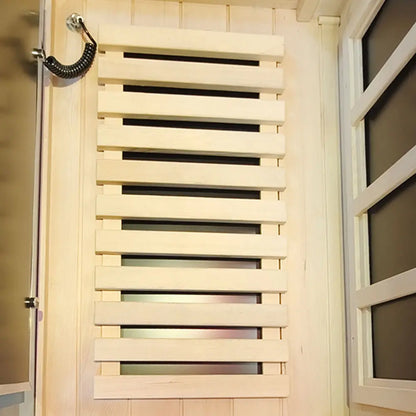 Wizzisauna Mini 1 Person Infrared Sauna 3 Sides Large glass panels