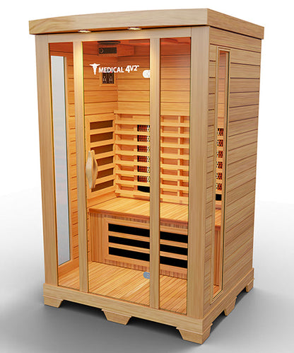 Modern Reform 2 Person Home Full Spectrum Infrared Sauna | Medical 4™