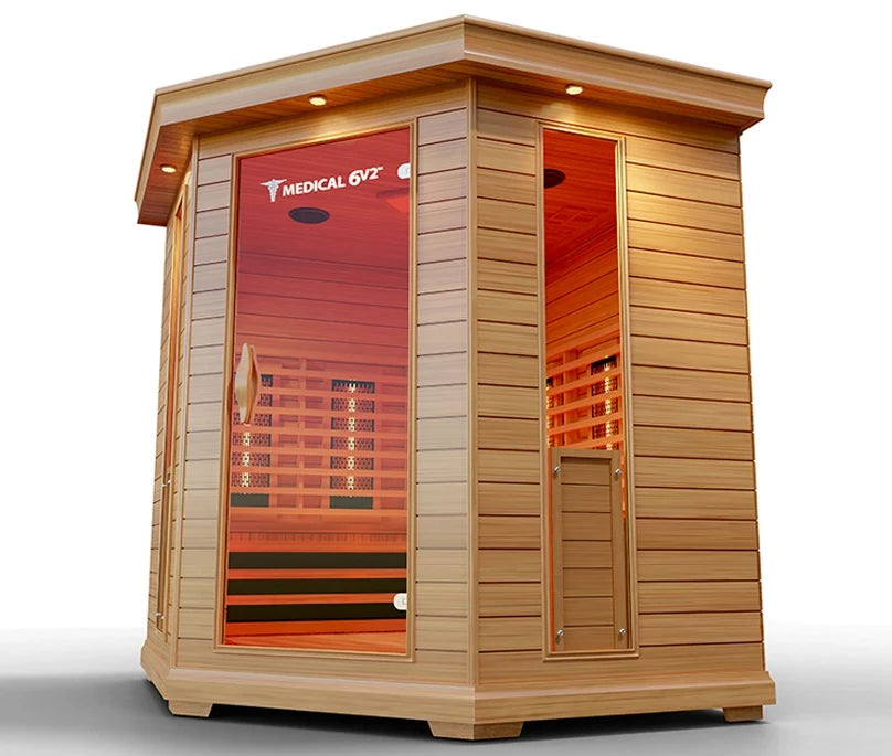 Modern Reform 6 Person Indoor Infrared Full Spectrum Sauna | Medical 6 Plus™