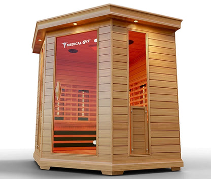 Modern Reform 6 Person Indoor Infrared Full Spectrum Sauna | Medical 6 Plus™