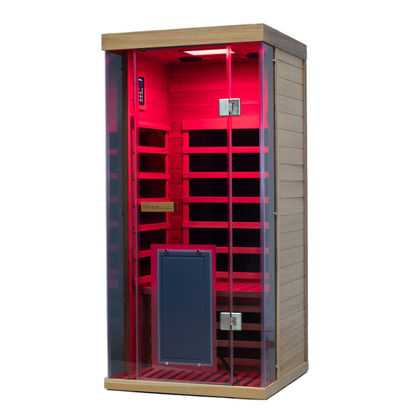 Wizzisauna 1 Person Red Cedar Far Infrared Sauna