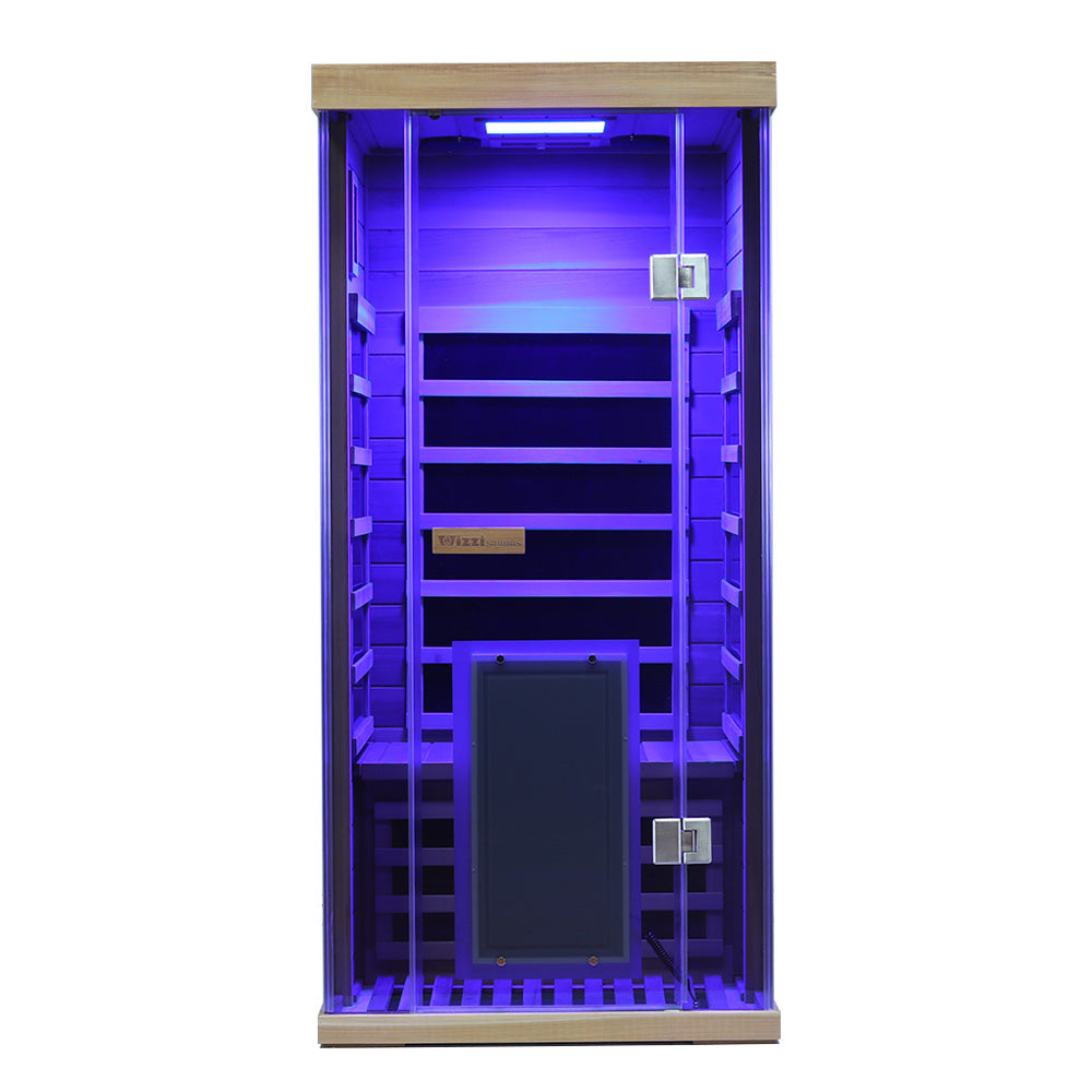 Wizzisauna 1 Person Red Cedar Far Infrared Sauna