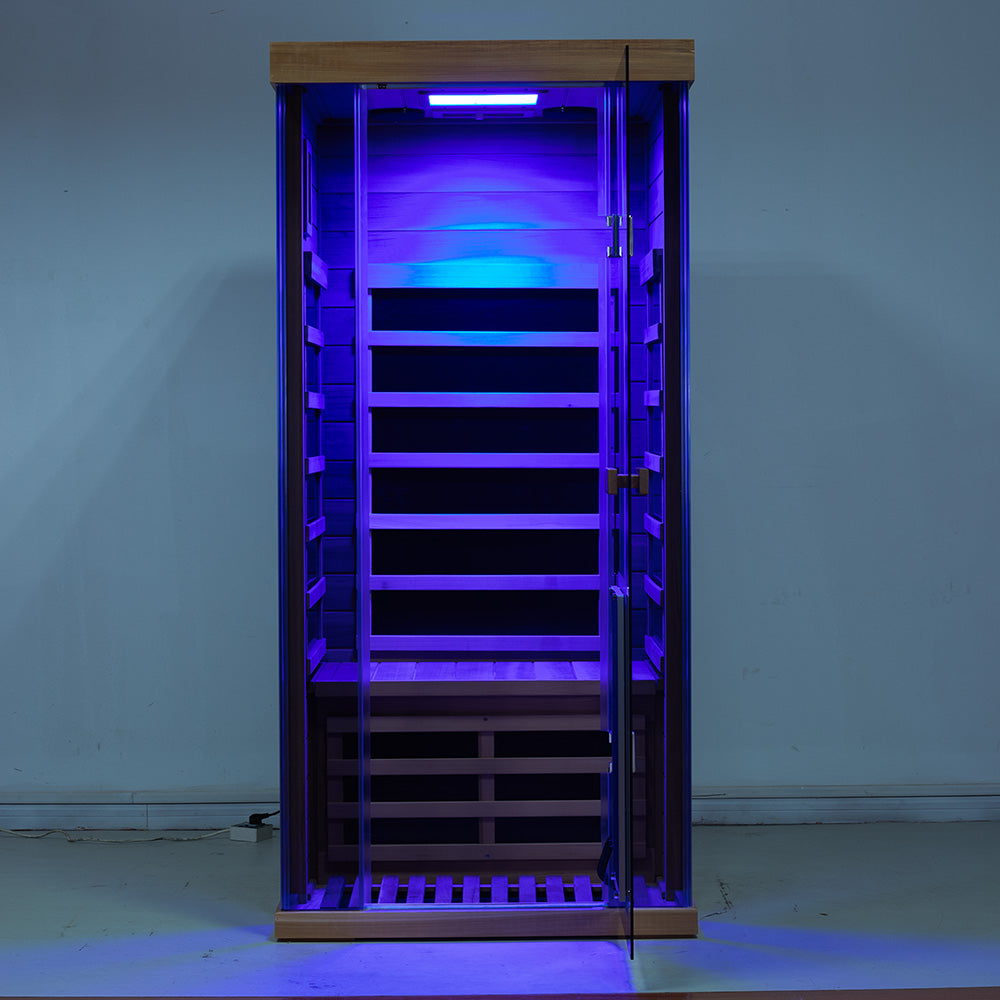 Wizzisauna 1 Person Red Cedar Far Infrared Sauna