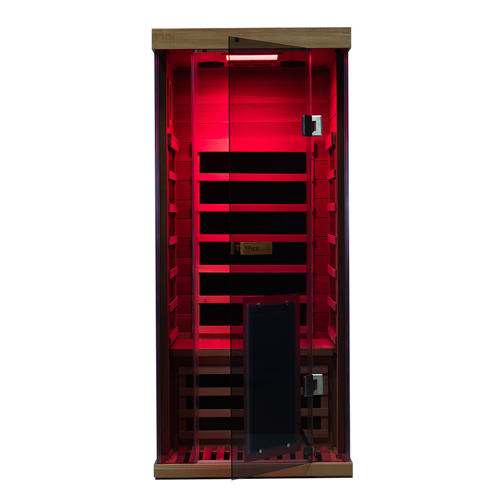 Wizzisauna 1 Person Red Cedar Far Infrared Sauna