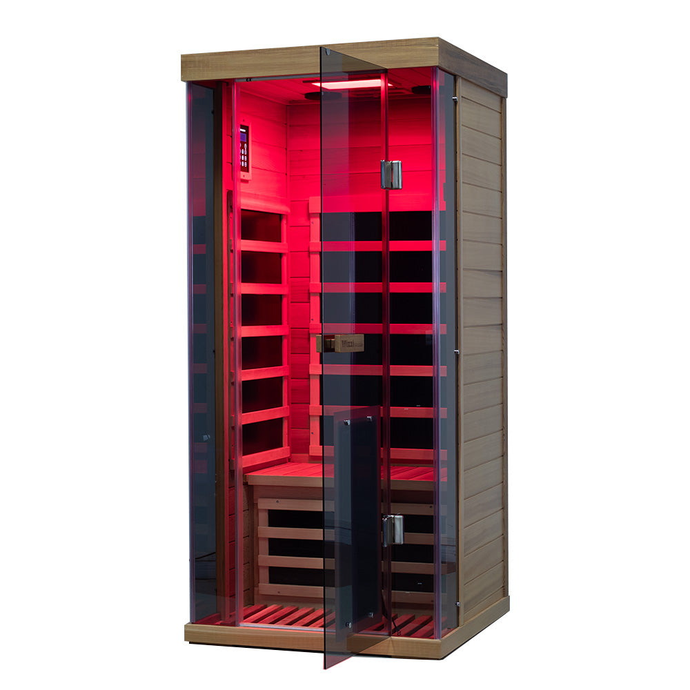 Wizzisauna 1 Person Red Cedar Far Infrared Sauna