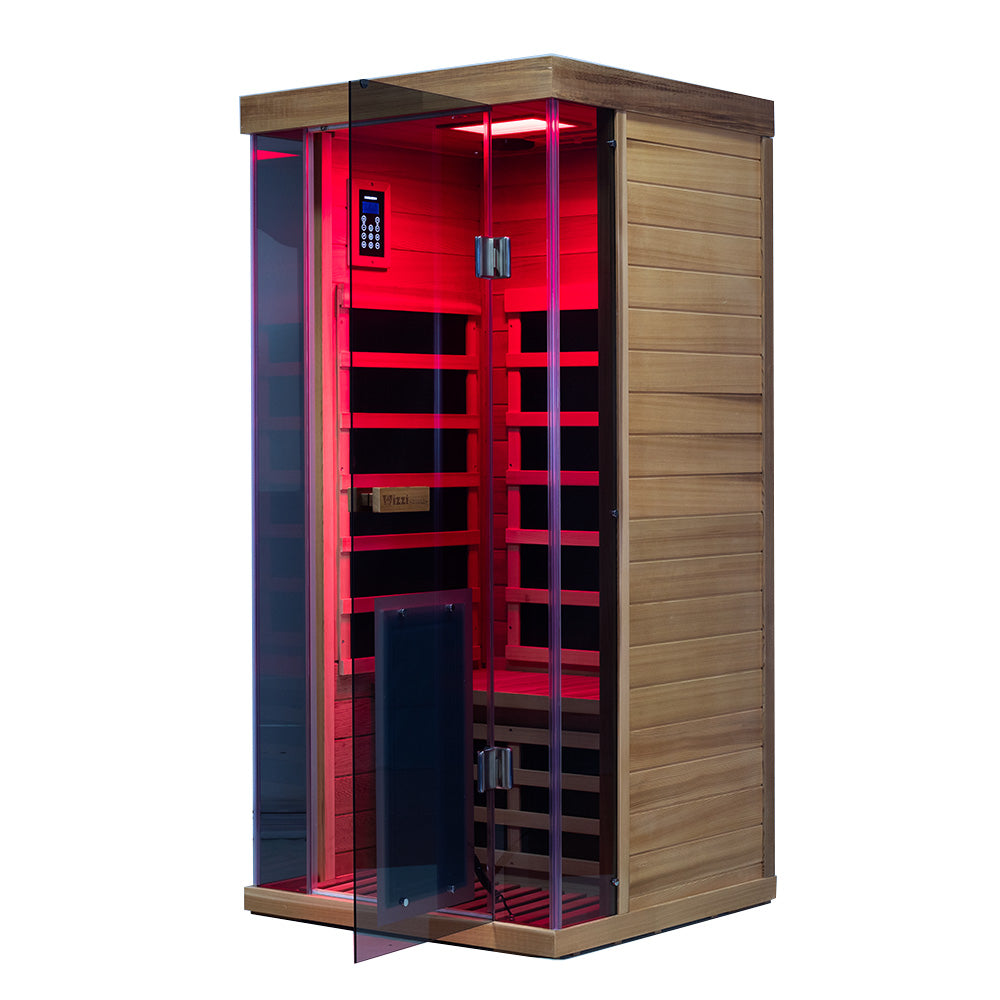 Wizzisauna 1 Person Red Cedar Far Infrared Sauna