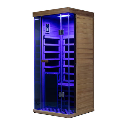 Wizzisauna 1 Person Red Cedar Far Infrared Sauna