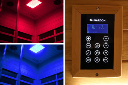 Wizzisauna 2 Person Far Infrared Sauna Red Cedar