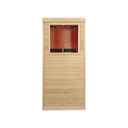 Canadian Hemlock One Person Far Infrared Sauna Room