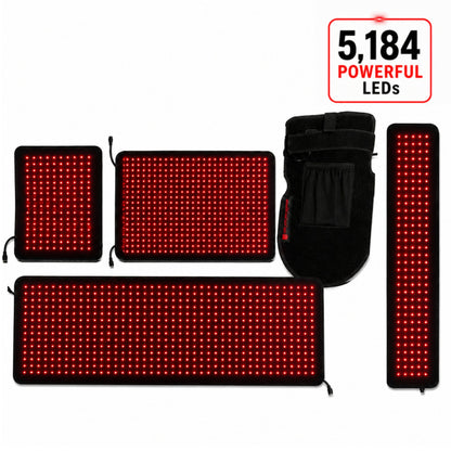 Red Light Pro Devices - Red Light Pain Relief & Recovery Support Kit – 5 Powerful Devices 5,184 Total LEDs