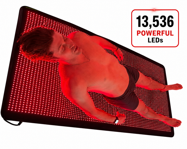 Red Light Pro Devices - Red Light Therapy Blanket – Full Body Coverage | 660nm + 850nm Dual Wavelengths | 13,536 LEDs