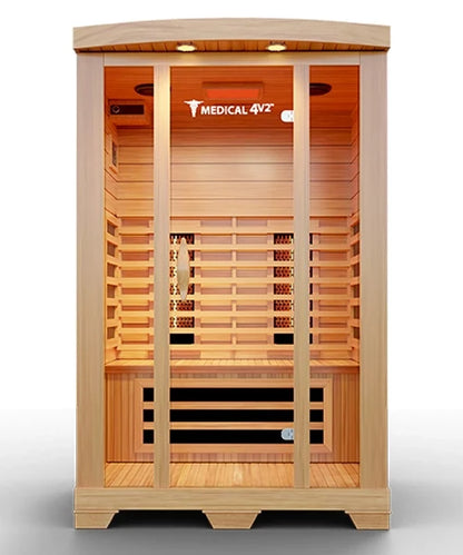 Modern Reform 2 Person Home Full Spectrum Infrared Sauna | Medical 4™