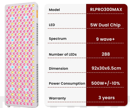 TimeLight Elevate Red Light Therapy Panel | 9-Wavelength Red & Near-Infrared Therapy System