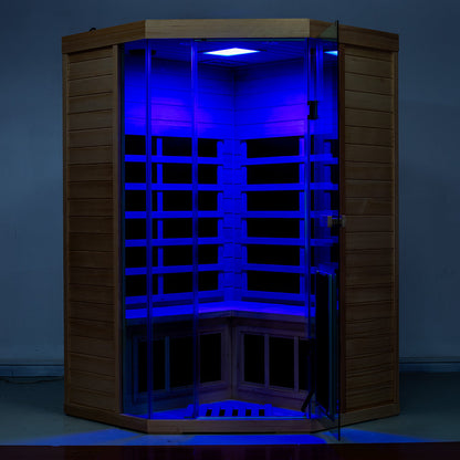 Wizzisauna 2 Person Far Infrared Sauna Red Cedar