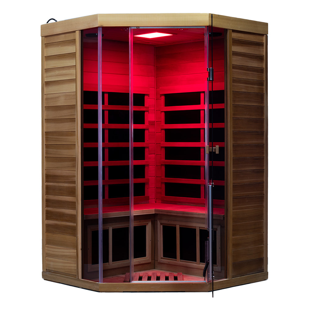 Wizzisauna 2 Person Far Infrared Sauna Red Cedar
