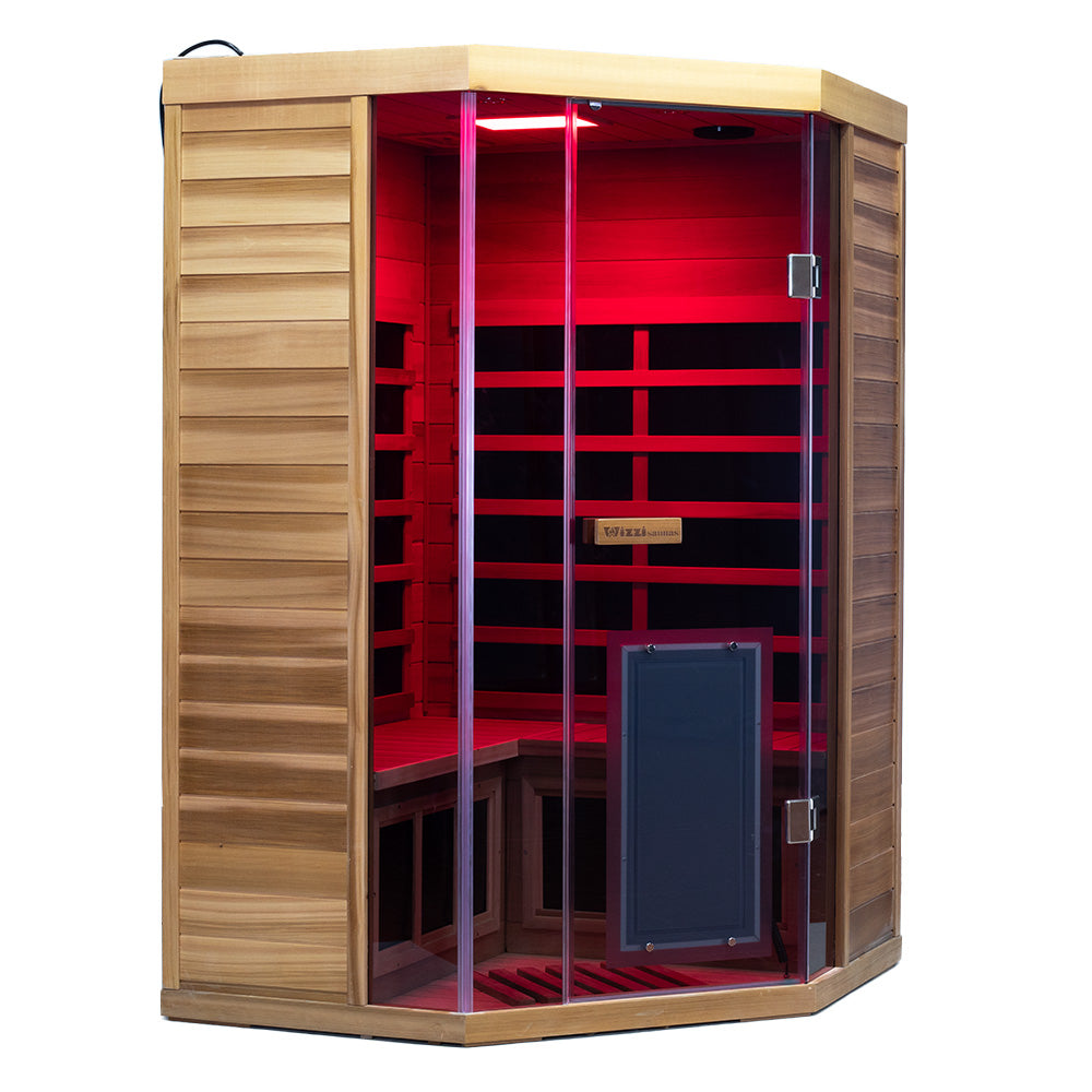 Wizzisauna 2 Person Far Infrared Sauna Red Cedar