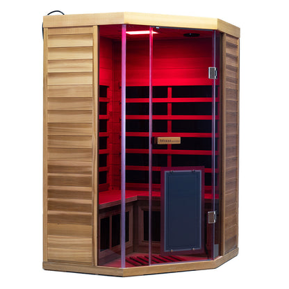 Wizzisauna 2 Person Far Infrared Sauna Red Cedar