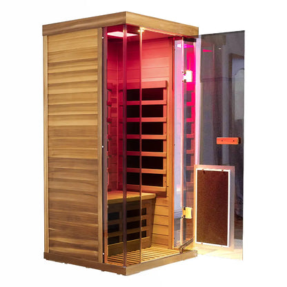 Wizzisauna 1 Person Red Cedar Far Infrared Sauna