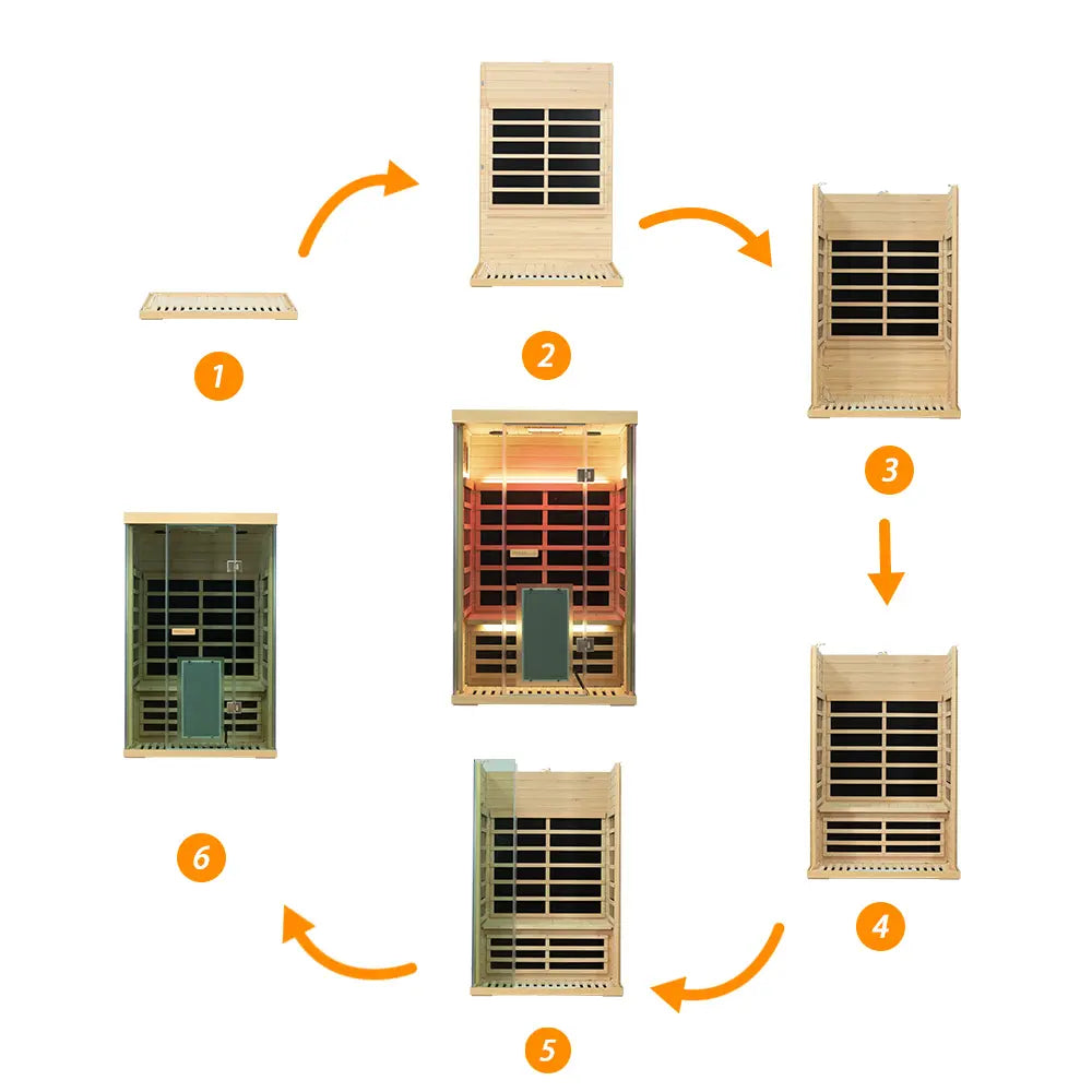 Wizzisauna 2 Person Far Infrared Sauna