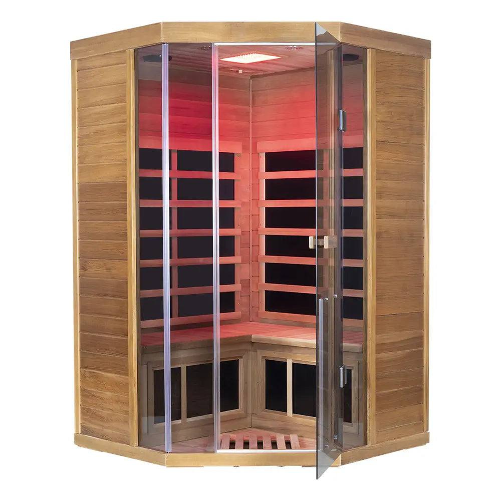 Wizzisauna 2 Person Far Infrared Sauna Red Cedar