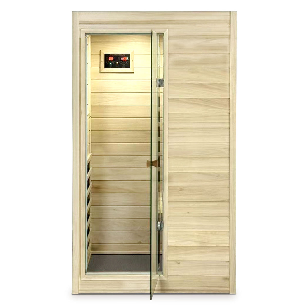 Far Infrared Sauna Room with Digital Controls - European Aspen