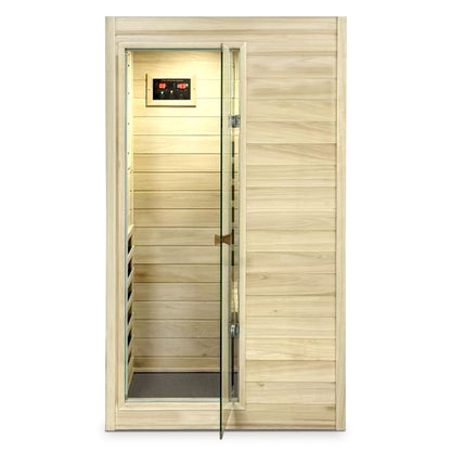 Far Infrared Sauna Room with Digital Controls - European Aspen