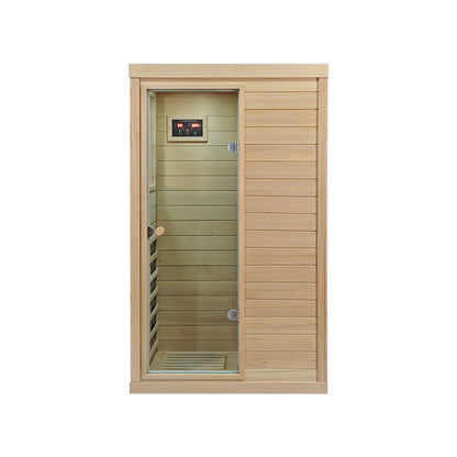 Canadian Hemlock One Person Far Infrared Sauna Room