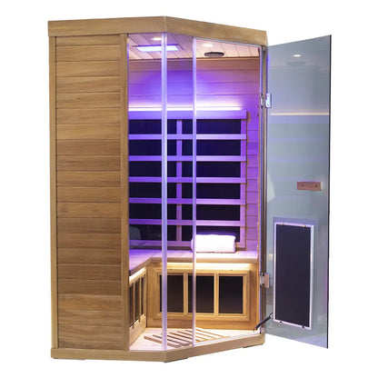Wizzisauna 2 Person Far Infrared Sauna Red Cedar