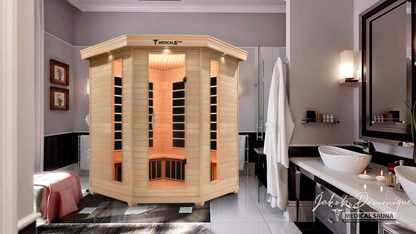 Modern Reform 6 Person Indoor Infrared Full Spectrum Sauna | Medical 6 Plus™