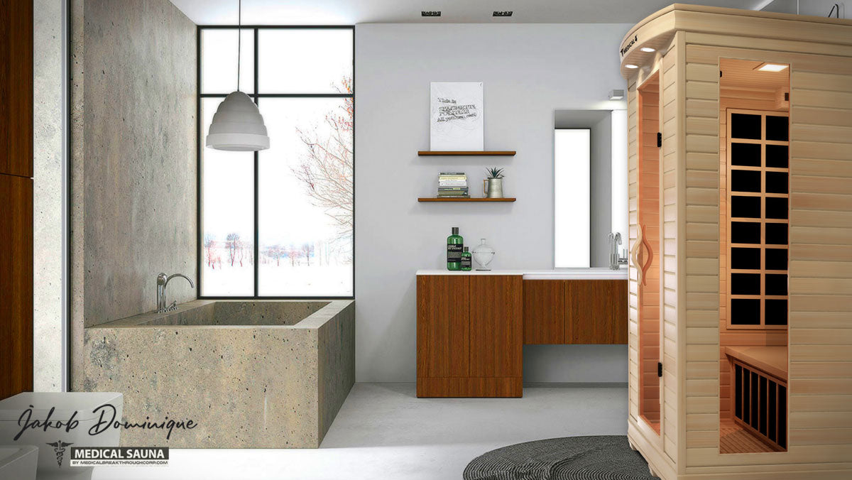 Modern Reform 2 Person Home Full Spectrum Infrared Sauna | Medical 4™