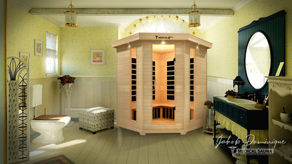 Modern Reform 6 Person Indoor Infrared Full Spectrum Sauna | Medical 6 Plus™
