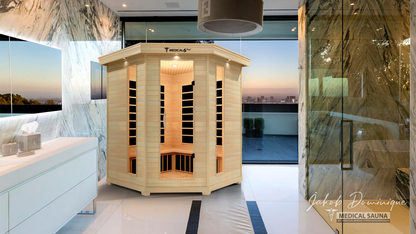 Modern Reform 6 Person Indoor Infrared Full Spectrum Sauna | Medical 6 Plus™