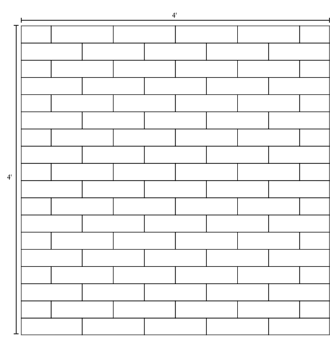 Black Tai Salt Co. Himalayan Salt Room 4' x  4' Surface Area - 16 Sq feet